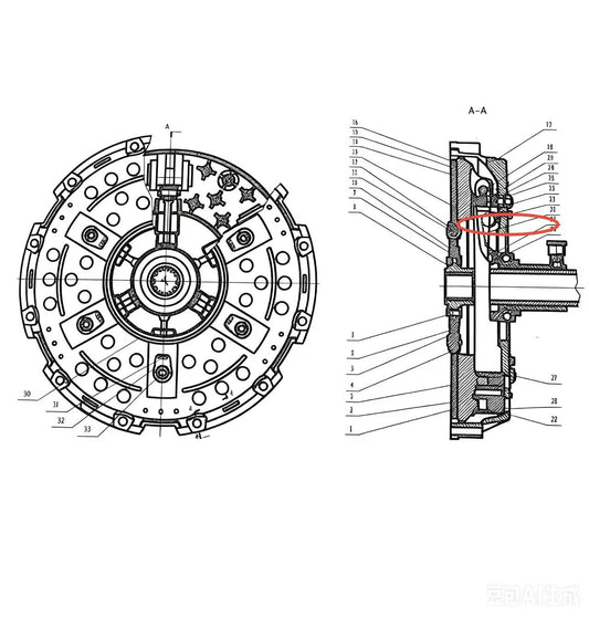 1601-420-127  ZOOMLION BRAND SPECIAL CHASSIS FOR TRUCK CRANE-LEVER TENSIOING SPRING