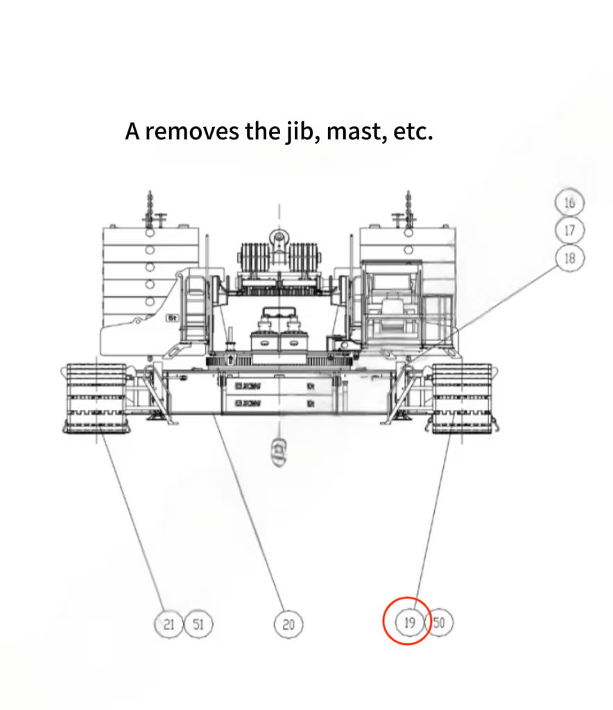 174000087 LEFT CRAWLER FRAME HIGH QUALITY