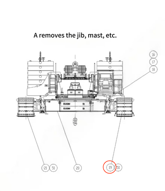 174000087 LEFT CRAWLER FRAME HIGH QUALITY