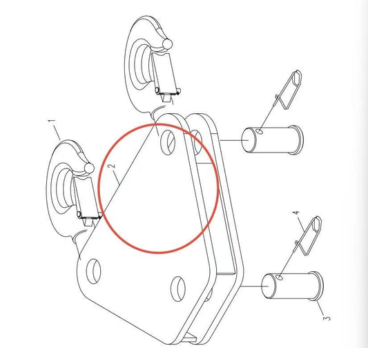 00663604701410000 ZOOMLION QUY500W CRAWLER CRANE -ROTATING PLATFORM SYSTEM-CYLINDER LIFTING ATTACHMENT ASSEMBLY-LIFTING GEAR