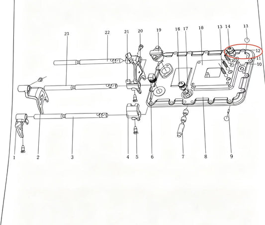 791.00.71.0068 ZOOMLION BRAND SPECIAL CHASSIS FOR TRUCK CRANE-PRESSURE SWITCH