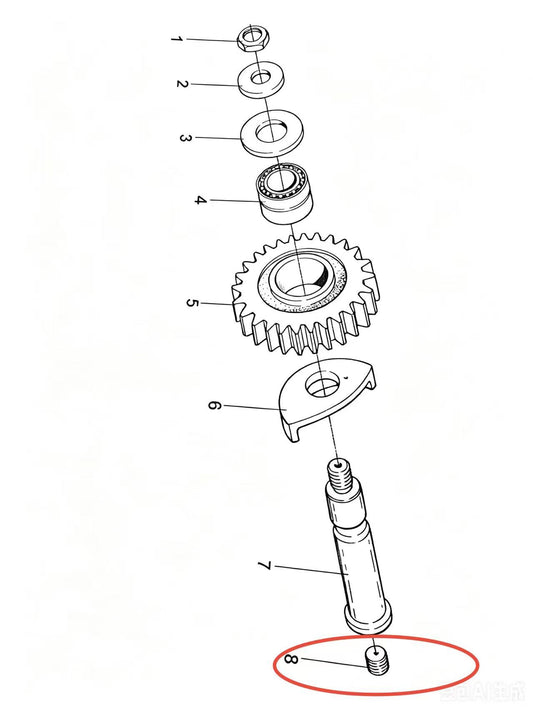 GB73-85 ZOOMLION BRAND SPECIAL CHASSIS FOR TRUCK CRANE-FLAT LOCKING SCREW M12×12
