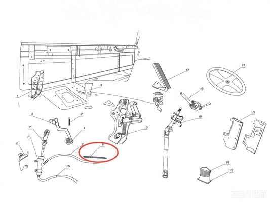 PQP ZOOMLION BRAND SPECIAL CHASSIS FOR TRUCK CRANE-CLUTCH SPRING