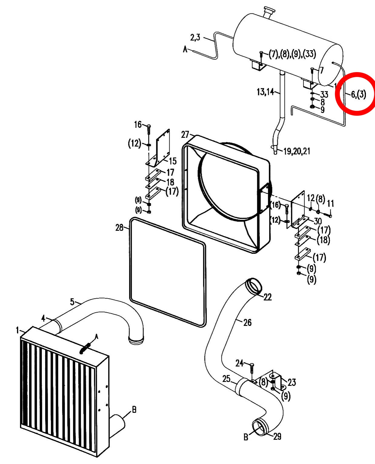 00671441330001050 HIGH QUALITY RADIATOR HOSE Φ8×3×1000