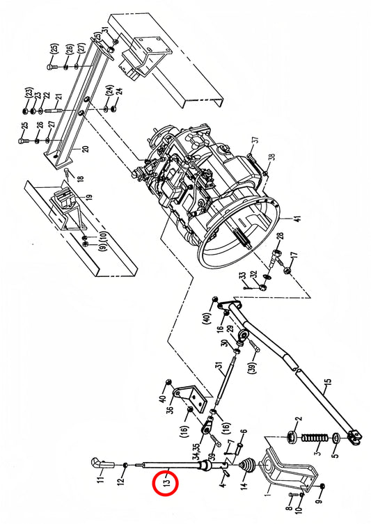00671421720400000 HIGH QUALITY CONTROL LEVER ASSEMBLY