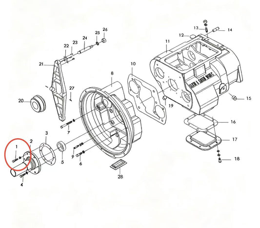 Q1701032  ZOOMLION BRAND SPECIAL CHASSIS FOR TRUCK CRANE-SMALL HEXAGON BOLT WITH HOLE IN HEAD
