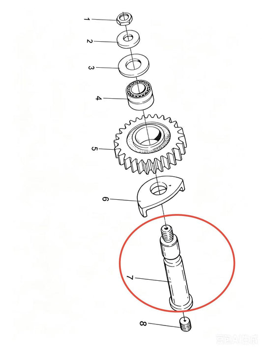 16405 ZOOMLION BRAND SPECIAL CHASSIS FOR TRUCK CRANE-REVERSING INTERMEDIATE SHAFT