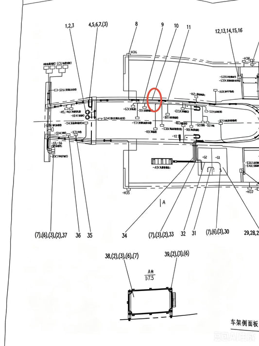 00671446330400001 ENGINE CABLE HARNESS