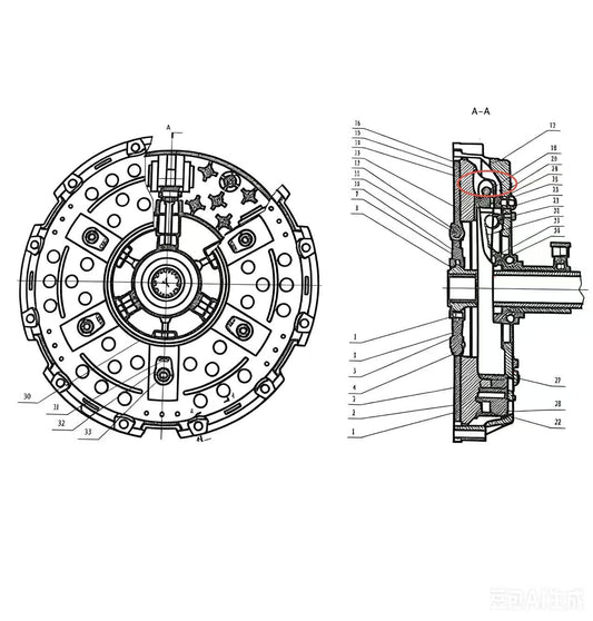 1601-420-133A  ZOOMLION BRAND SPECIAL CHASSIS FOR TRUCK CRANE-RELEASE LEVER PIN