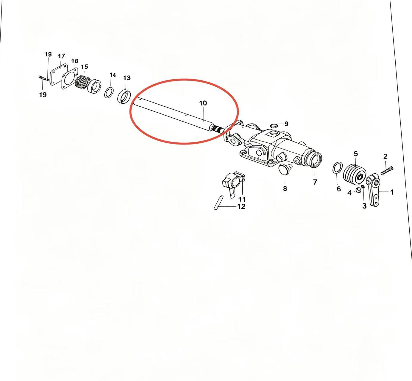 F99679-14 ZOOMLION BRAND SPECIAL CHASSIS FOR TRUCK CRANE-TRANSVERSAL RANGE SELECTOR