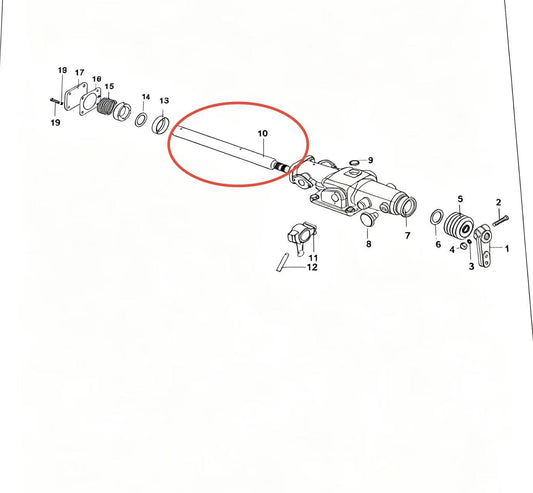 F99679-14 ZOOMLION BRAND SPECIAL CHASSIS FOR TRUCK CRANE-TRANSVERSAL RANGE SELECTOR