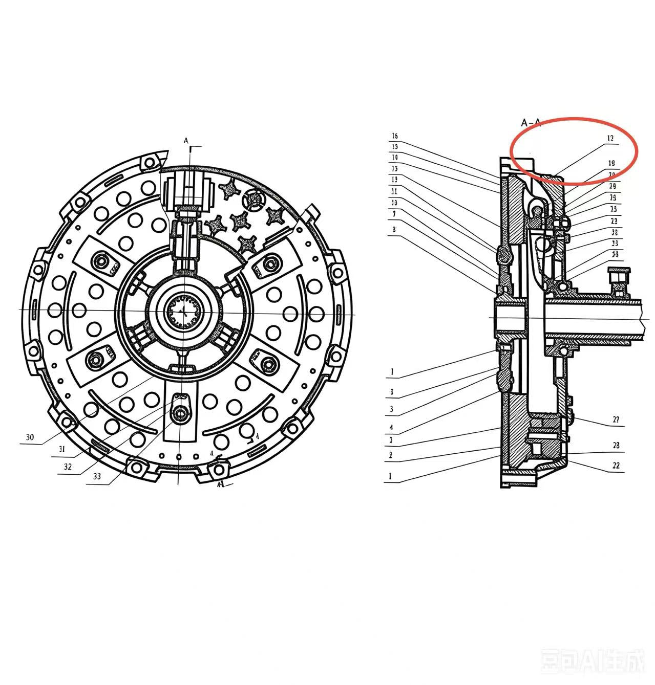 1601-420-121A  ZOOMLION BRAND SPECIAL CHASSIS FOR TRUCK CRANE-GLAND