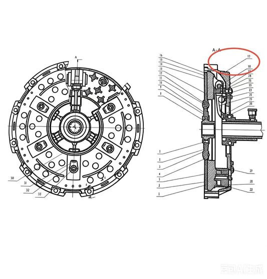 1601-420-121A  ZOOMLION BRAND SPECIAL CHASSIS FOR TRUCK CRANE-GLAND
