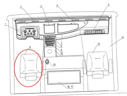 FS23R-04 MAIN SEAT