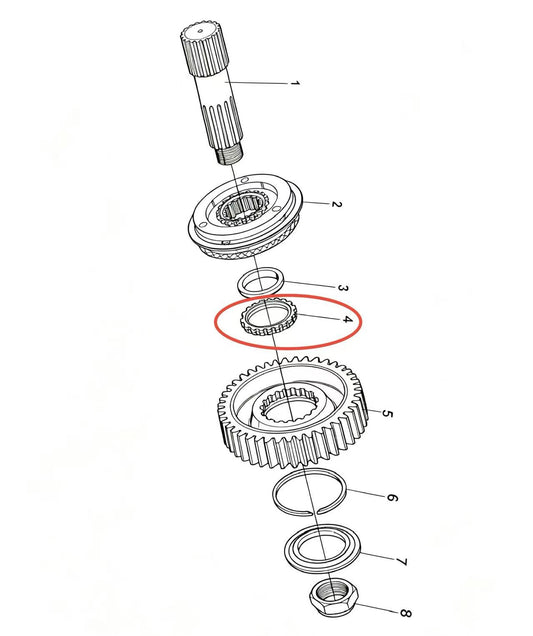 192310E ZOOMLION BRAND SPECIAL CHASSIS FOR TRUCK CRANE-SHORT CYLINDRICAL ROLLER BEARING