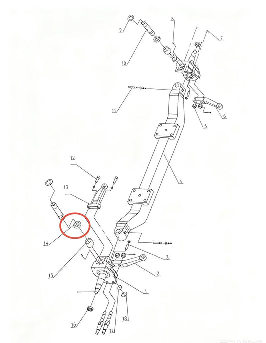 L3001035X07D ZOOMLION BRAND SPECIAL CHASSIS FOR TRUCK CRANE-BRAKE ASSEMBLY-THRUST BEARING ASSY