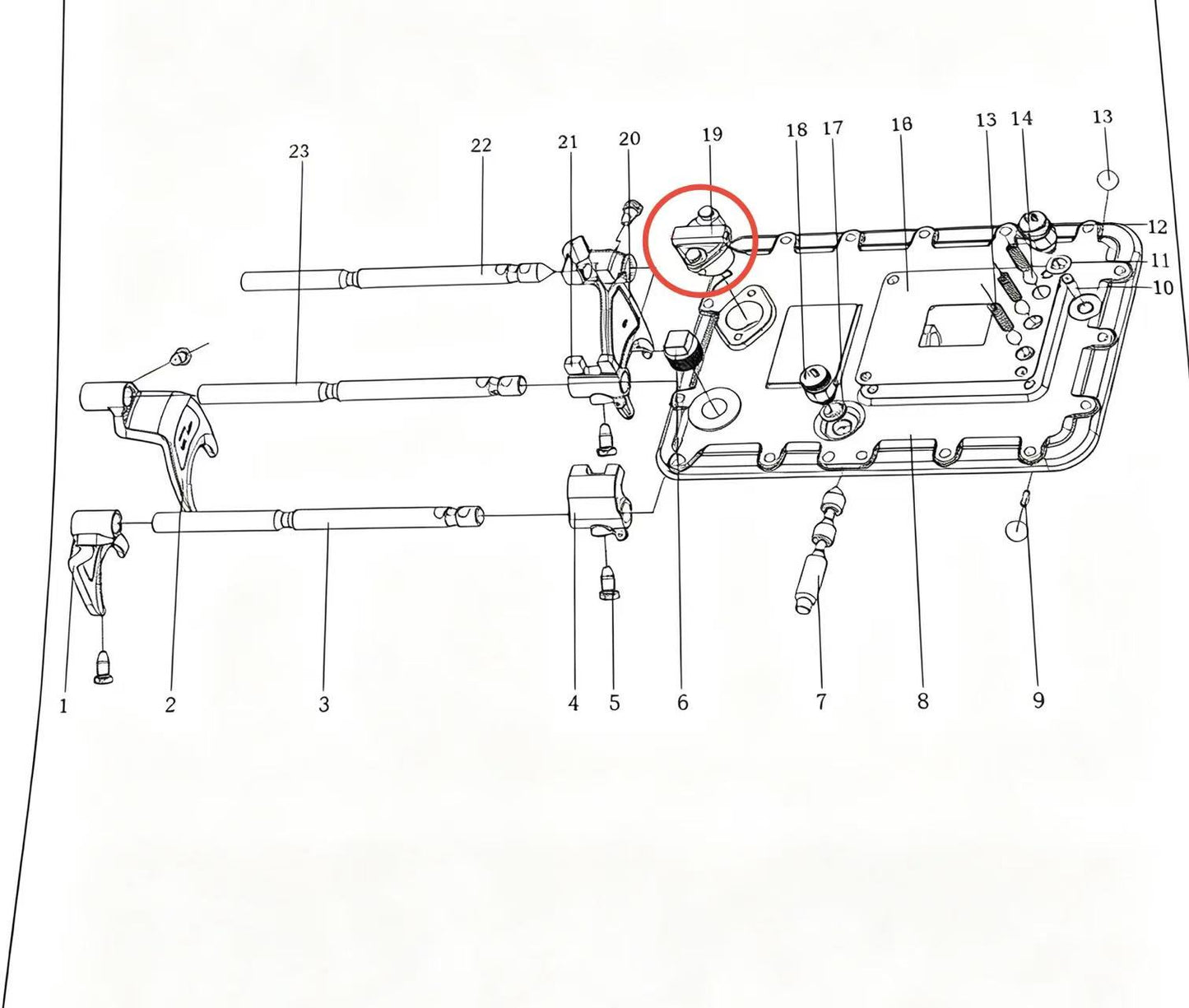 JS150T-1703000-1 ZOOMLION BRAND SPECIAL CHASSIS FOR TRUCK CRANE-CYLINDER ASSY