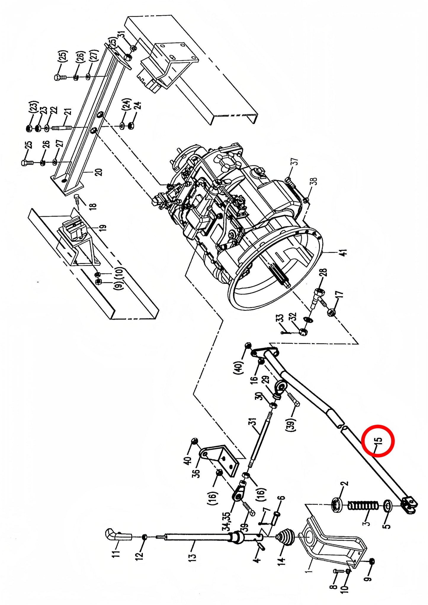 00671441700200000 HIGH QUALITY PUSH-PULL ROD ASSEMBLY
