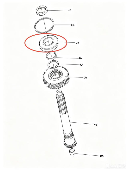 150212K  ZOOMLION BRAND SPECIAL CHASSIS FOR TRUCK CRANE-SINGLE-ROW RADIAL BALL BEARING WITH STOP GROOVE AND ONE-SIDE DUST COVER
