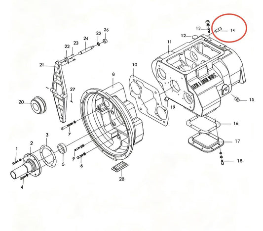 14334 ZOOMLION BRAND SPECIAL CHASSIS FOR TRUCK CRANE-POSITIONING PIN FOR REAR COVER