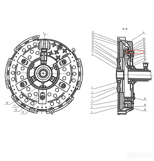 GB309-84  ZOOMLION BRAND SPECIAL CHASSIS FOR TRUCK CRANE-NEEDLE ROLLER