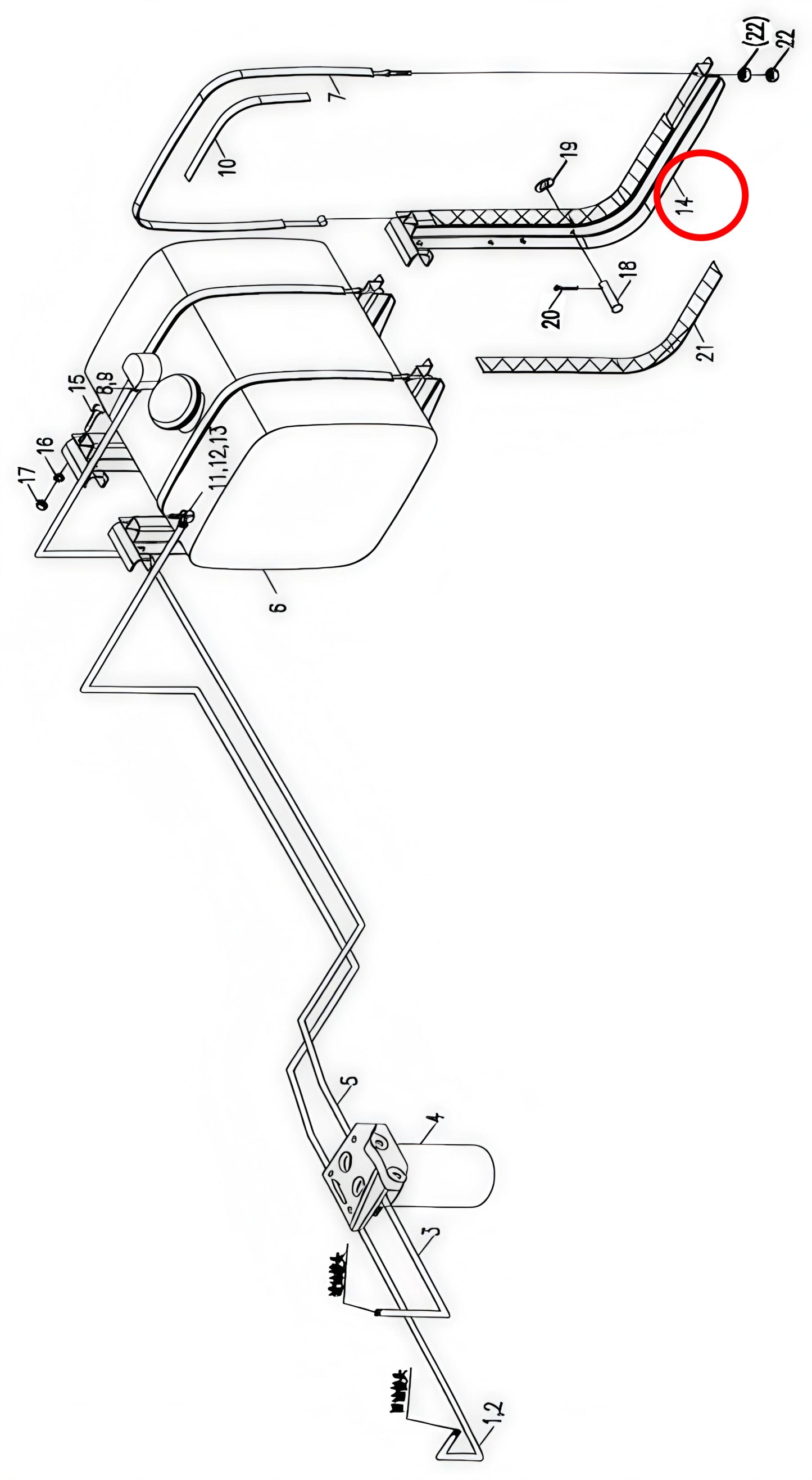 00671401100001040 HIGH QUALITY FUEL TANK BRACKET